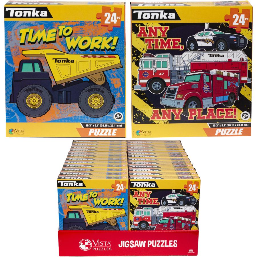 Tonka Puzzle 24 Piece Assorted