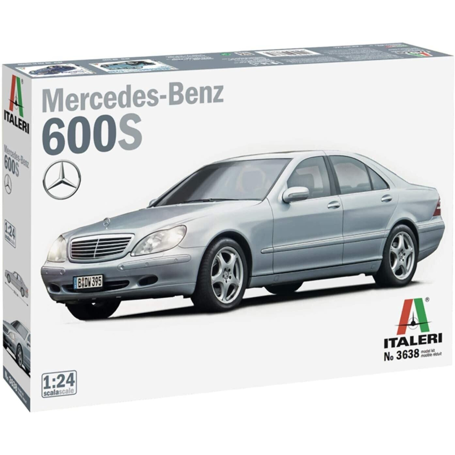 Italeri Model Kit 1:24 Mercedes Benz 600S