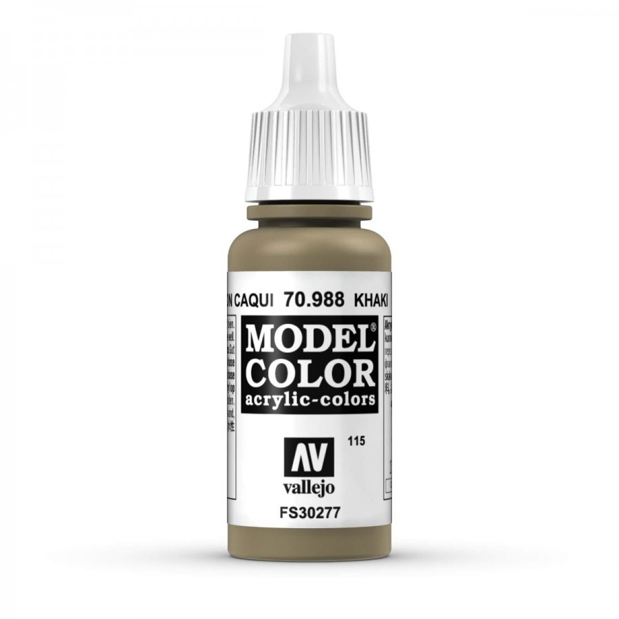 Vallejo Acrylic Paint Model Colour Khaki 17-18ml