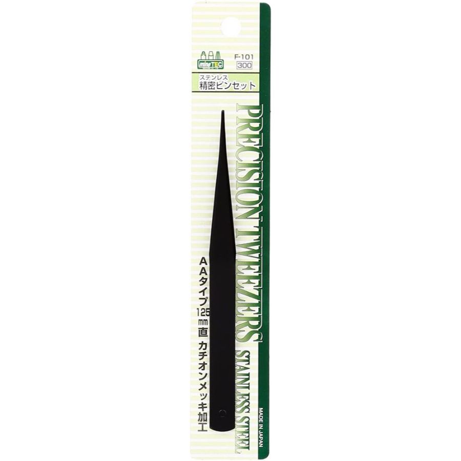 Mineshima Tools Cation Coating AA Tweezers Set 125mm