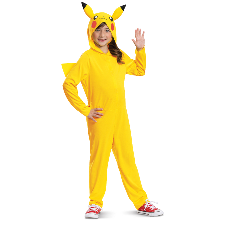 Pokemon Pikachu Kids Dress Up Costume Size 4-6