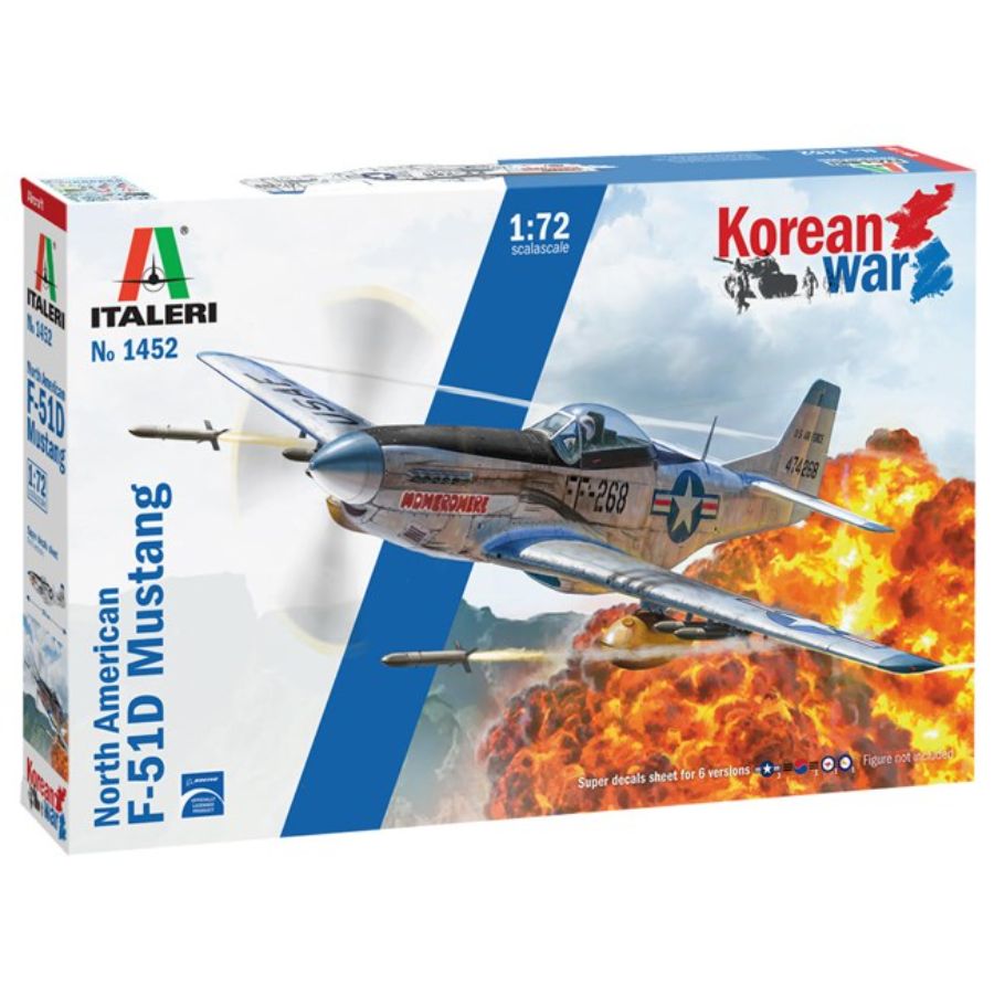 Italeri Model Kit 1:72 F-51D Korean War Australian Decals