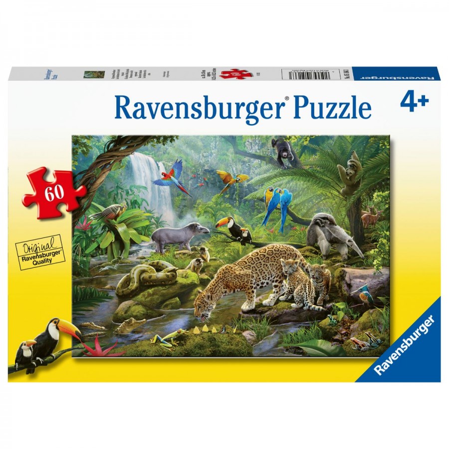 Ravensburger Puzzle 60 Piece Rainforest Animals