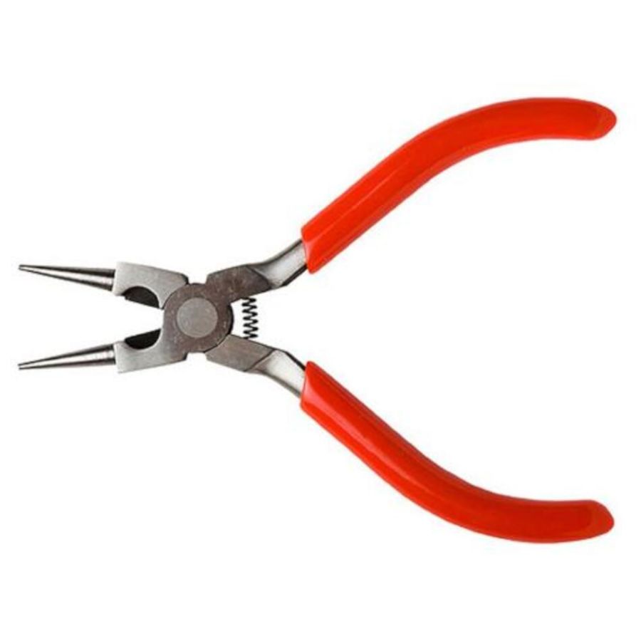 Excel Tools Pliers 5 Inch Round Needle Nose With Side Cutter