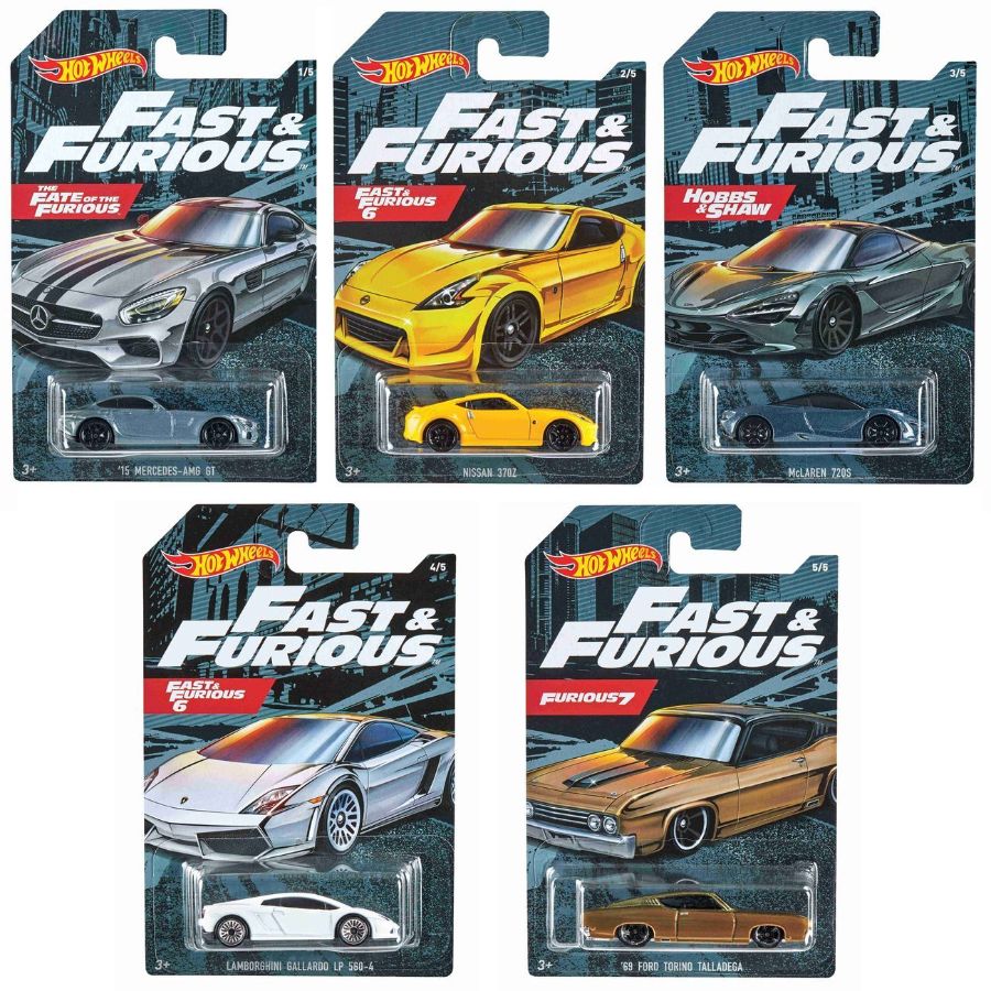 Hot Wheels Themed Auto Fast & Furious Assorted