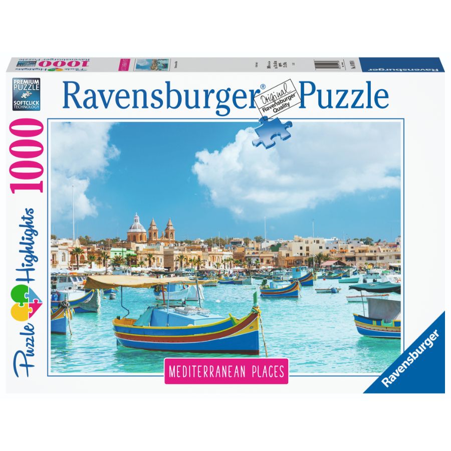 Ravensburger Puzzle 1000 Piece Mediterranean Malta