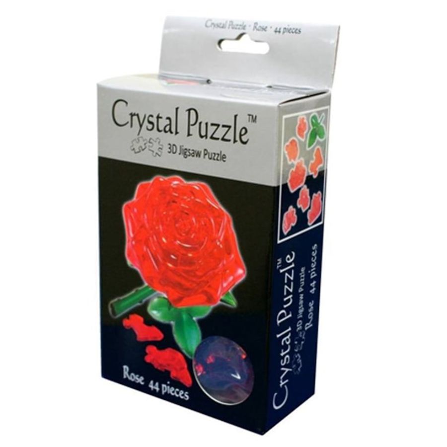 Crystal Puzzles Red Rose