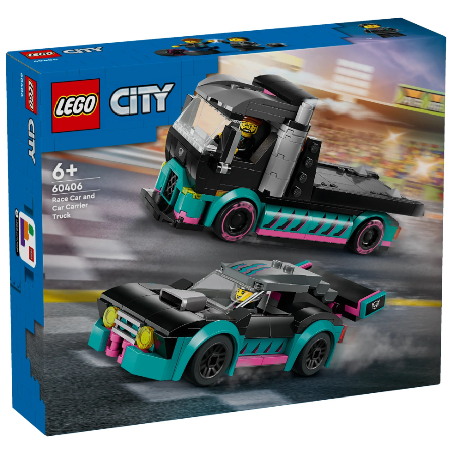 LEGO City Race Car & Car Carrier Truck