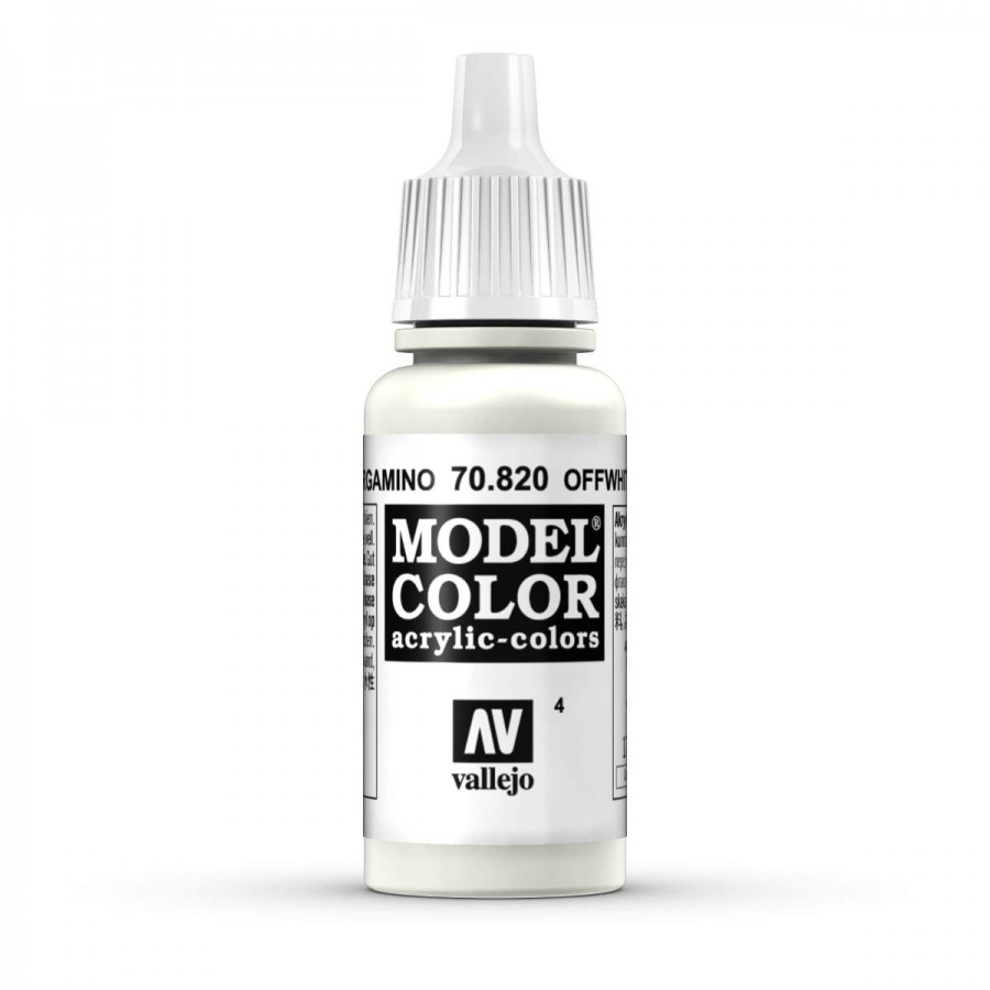 Vallejo Acrylic Paint Model Colour Off White 17ml