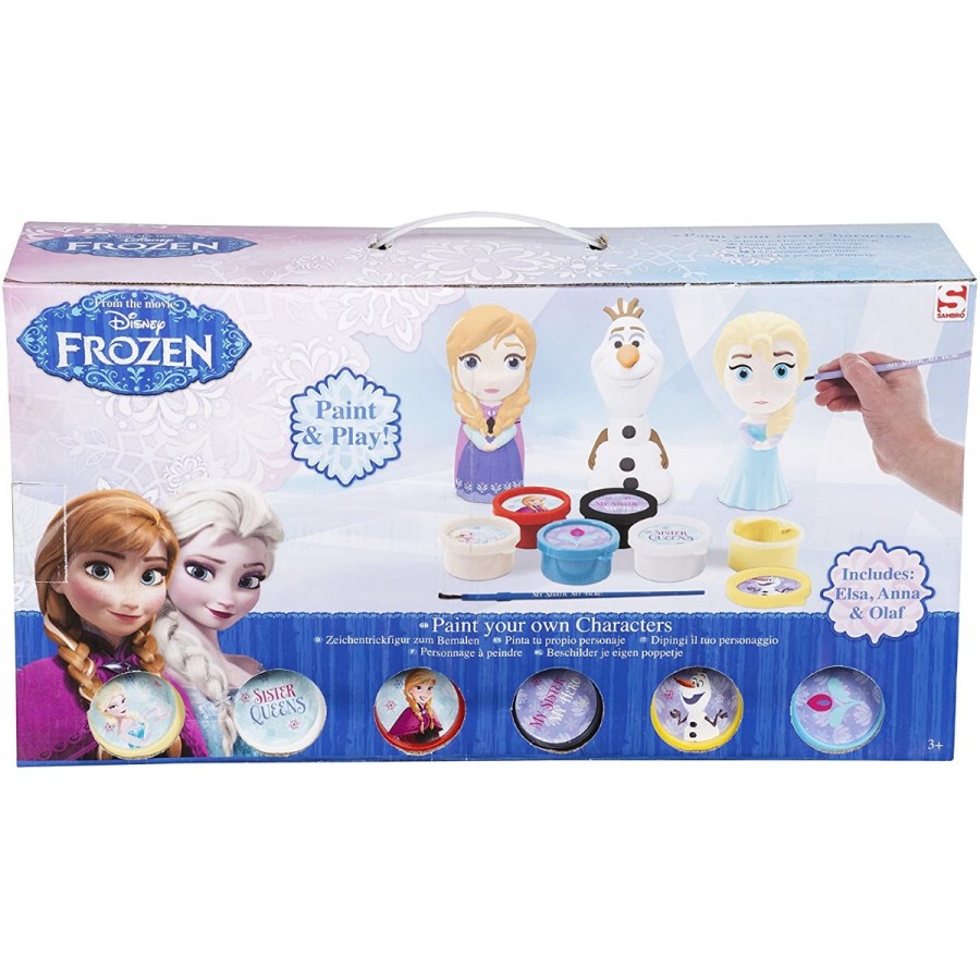 Disney Frozen Paint & Style Characters 3 Pack