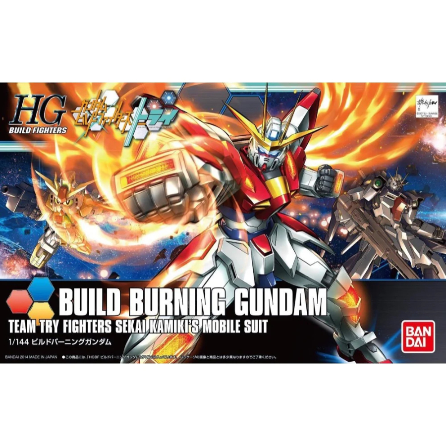 Gundam Model Kit 1:144 HGBF Build Burning Gundam
