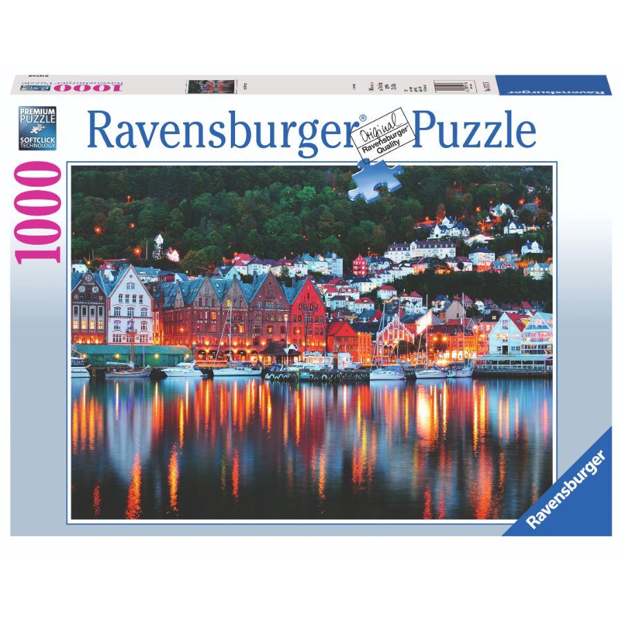 Ravensburger Puzzle 1000 Piece Bergen Norwegian