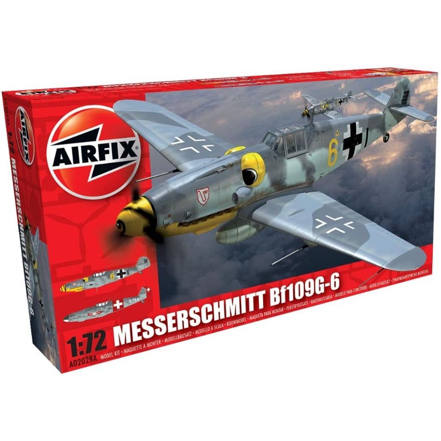 Airfix Model Kit 1:72 Messerschmitt BF109G-6