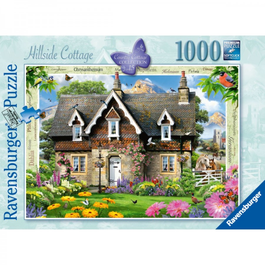 Ravensburger Puzzle 1000 Piece Hillside Cottage
