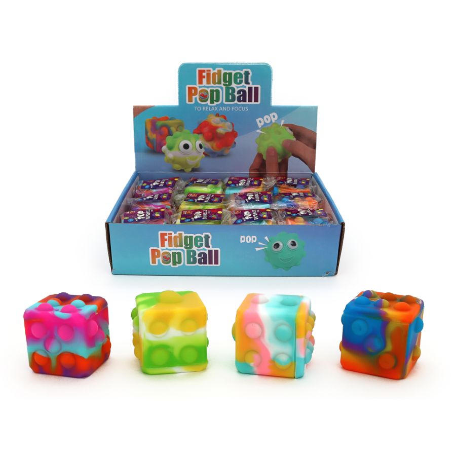 Pop Ball Dice Cube Assorted