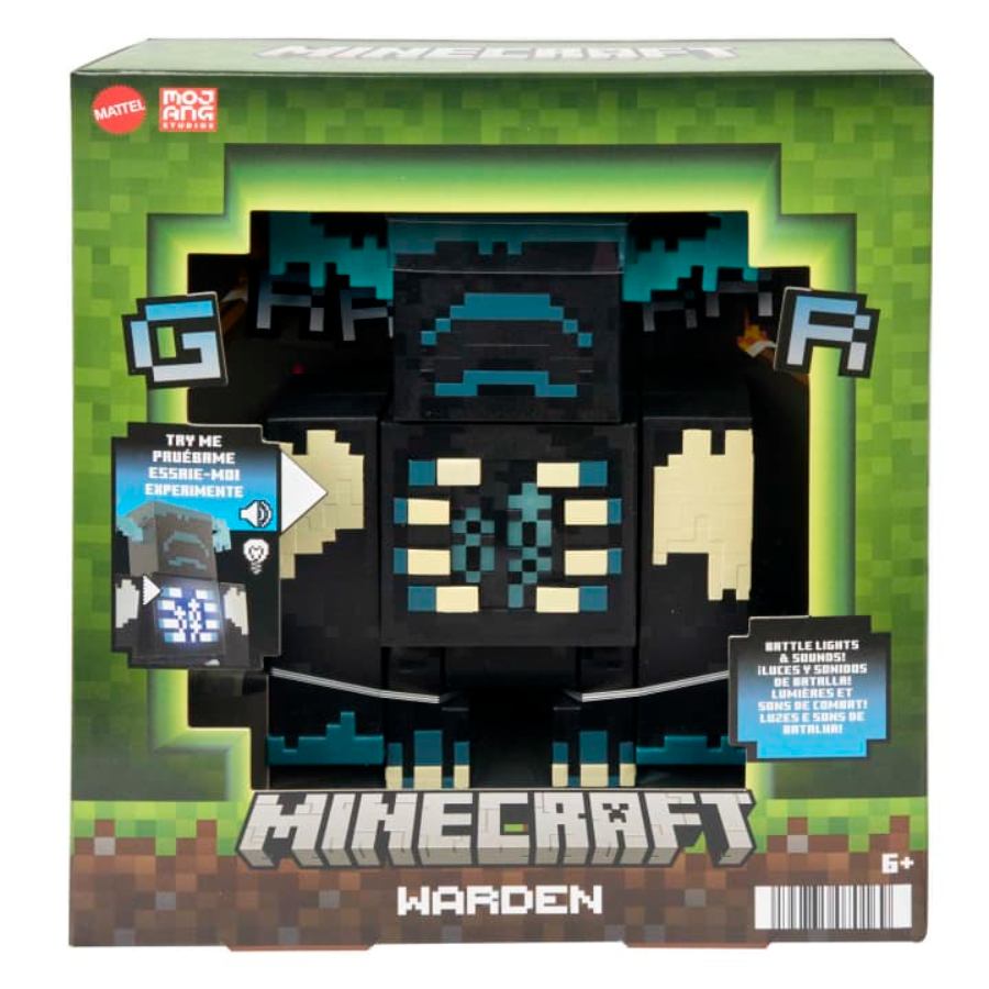 Minecraft Warden Figure With Lights & Sounds