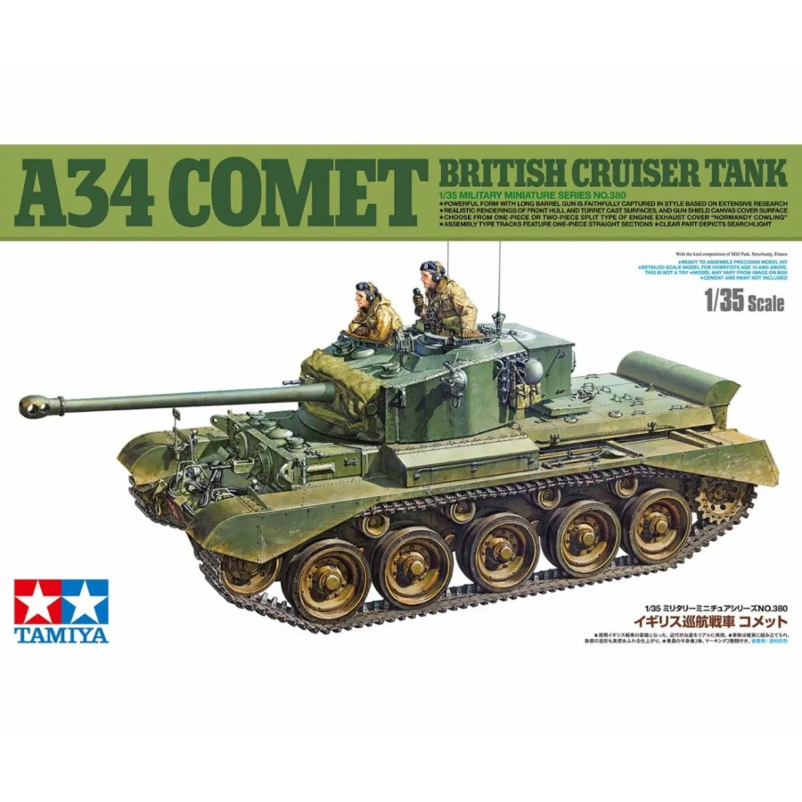 Tamiya Model Kit 1:35 British Tank A34 Comet
