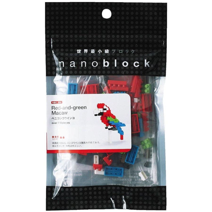 Nanoblock Red & Green Macaw