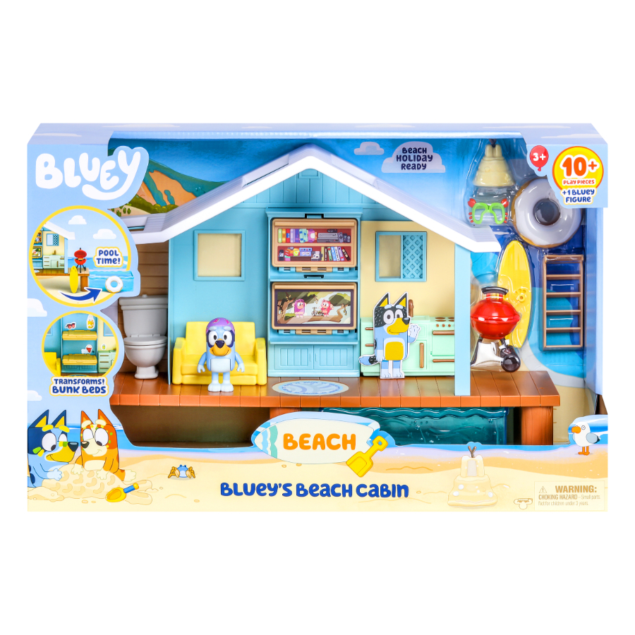 Bluey Beach Cabin Ultimate Adventures With Figure & Accessories