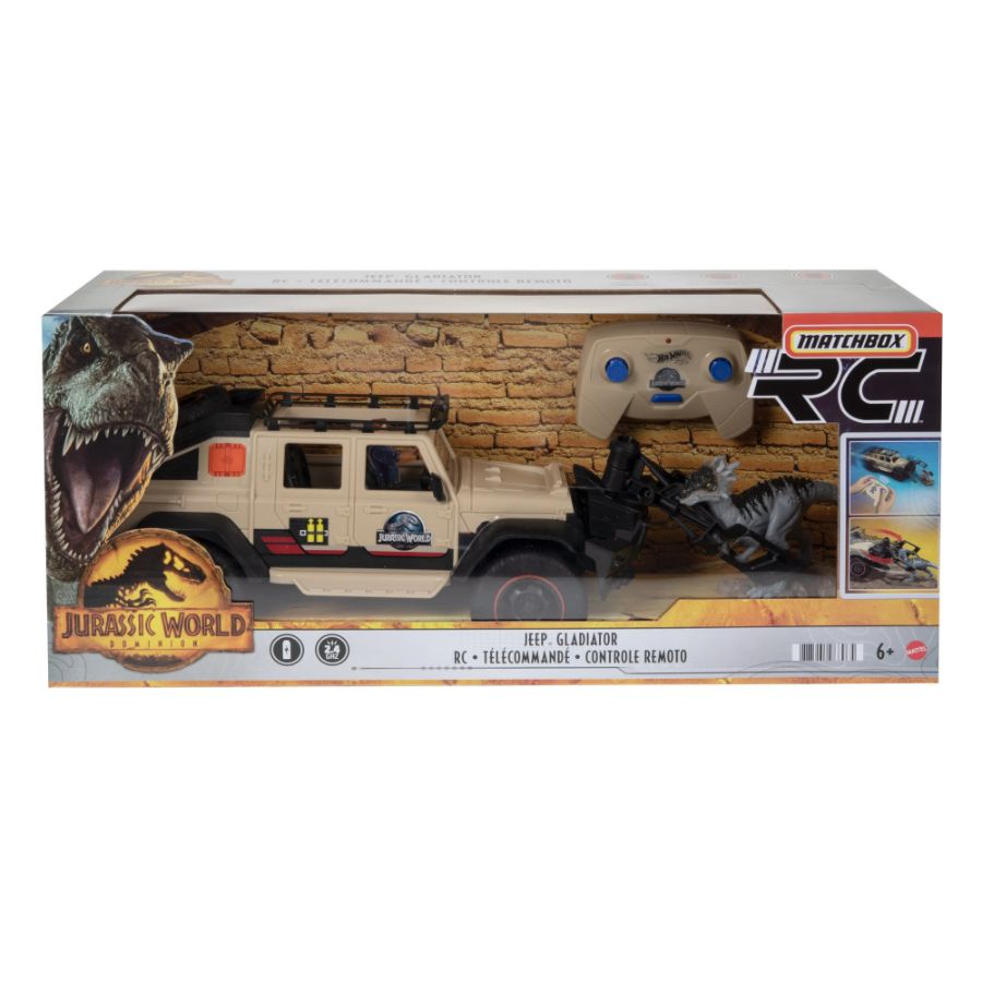 Matchbox Jurassic World Radio Control Jeep Gladiator