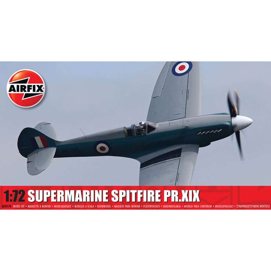 Airfix Model Kit 1:72 Supermarine Spitfire PR XIX