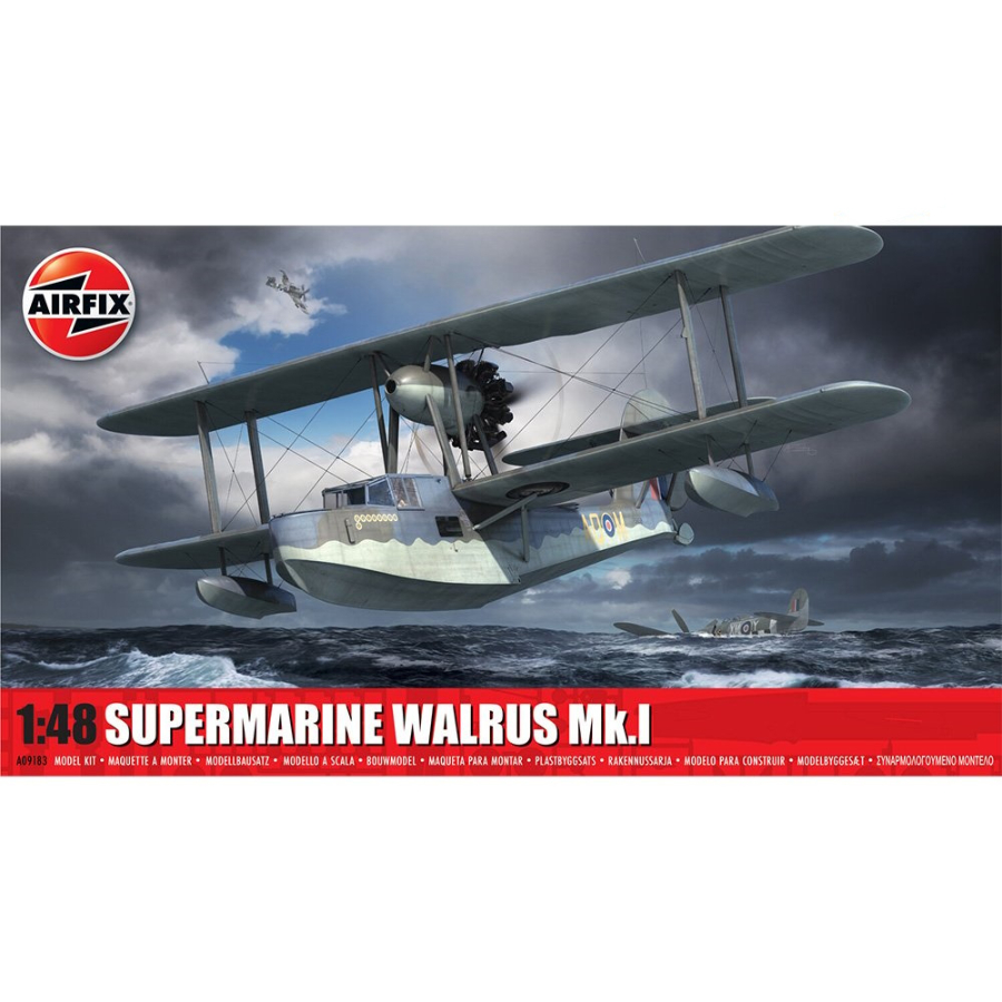 Airfix Model Kit 1:48 Supermarine Walrus Mk I Australian Decals