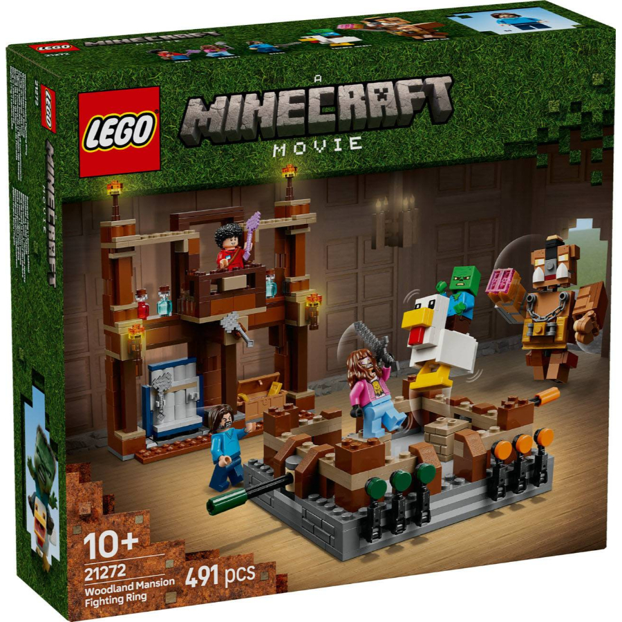 LEGO Minecraft Movie Woodland Mansion Fighting Ring