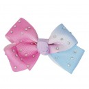 Gem Ombre Bow Hairclips Assorted