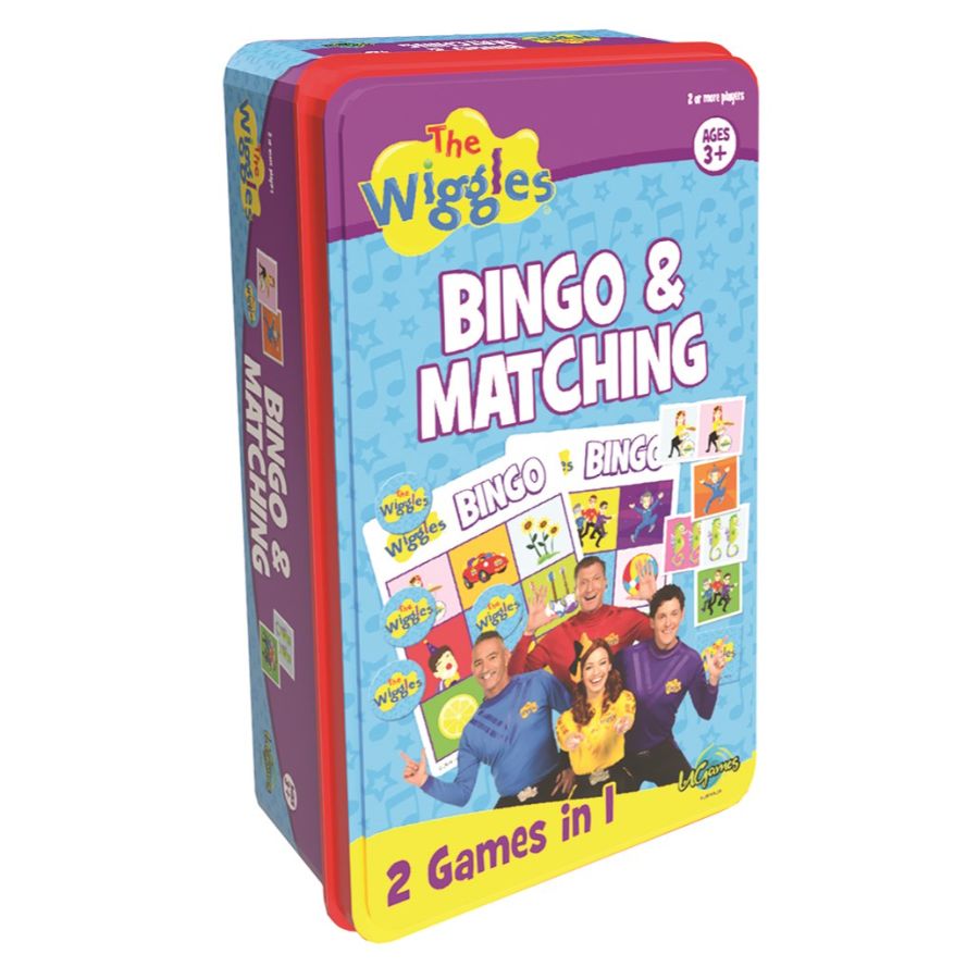The Wiggles Bingo & Matching Games In Tin