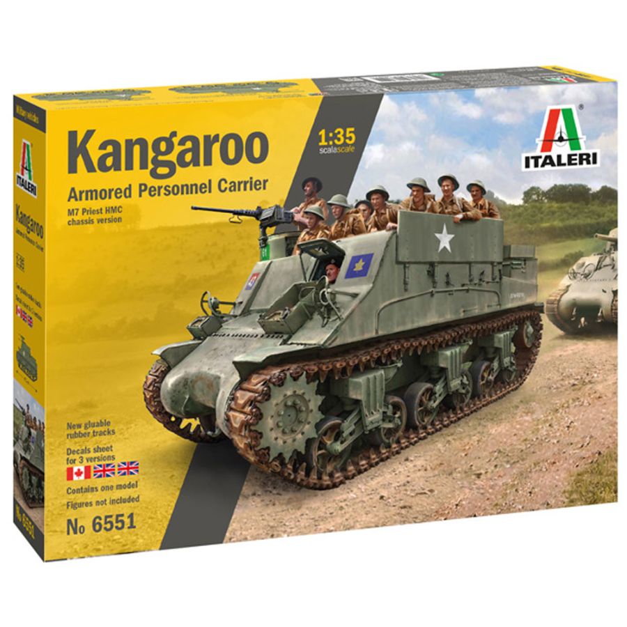 Italeri Model Kit 1:35 Kangaroo With Figures