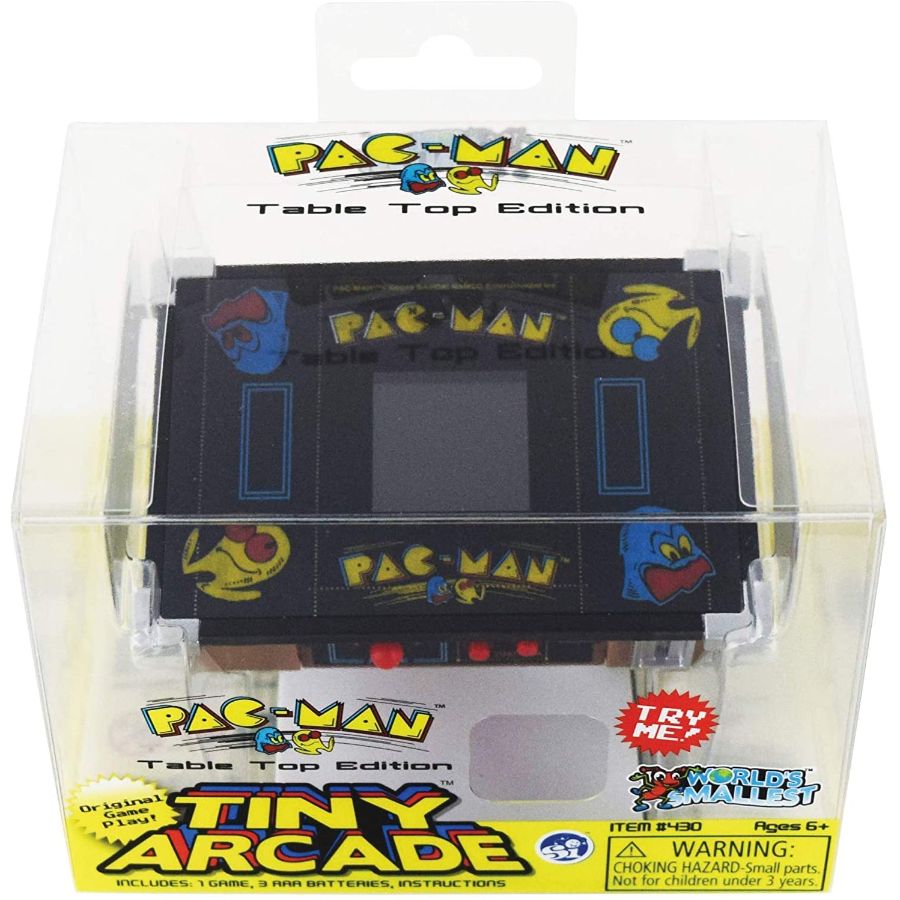 Tiny Arcade Pac-Man Tabletop Electronic Game