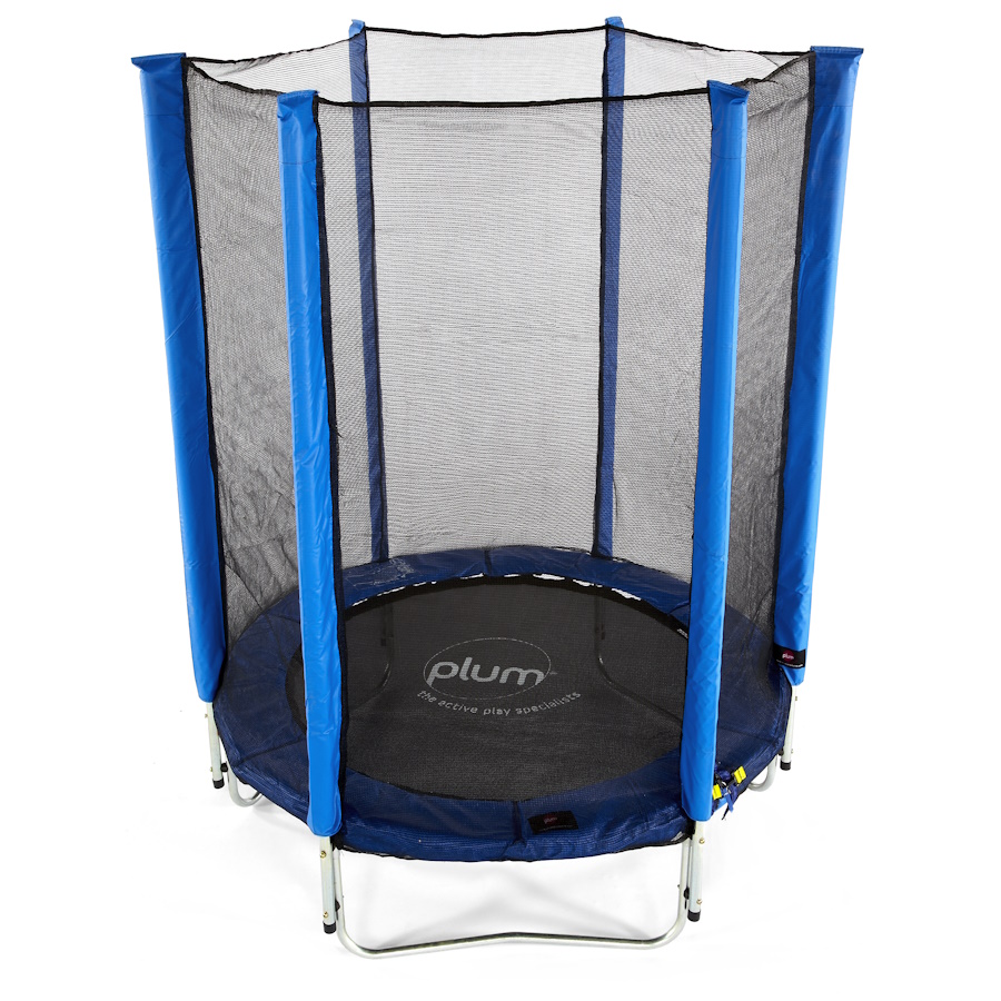 Plum Junior Springsafe Trampoline With Enclosure 4 Foot Blue