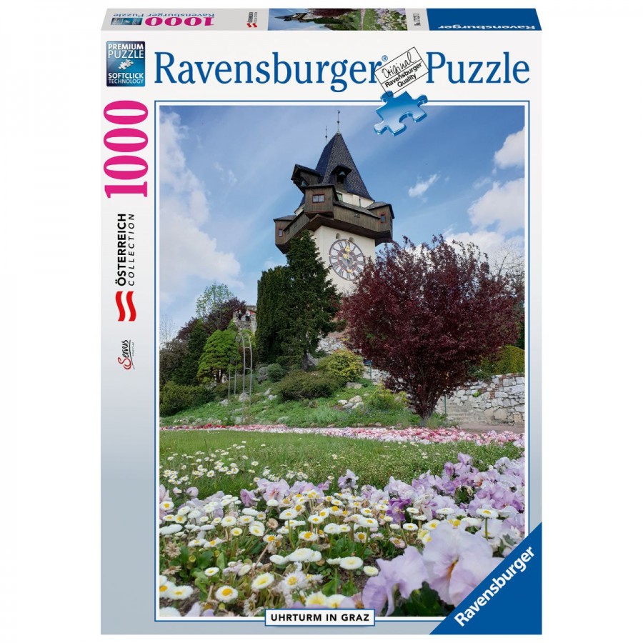Ravensburger Puzzle 1000 Piece Uhrturm In Graz