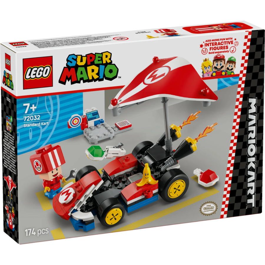 LEGO Super Mario Mario Kart Standard Kart & Toad Pit Crew