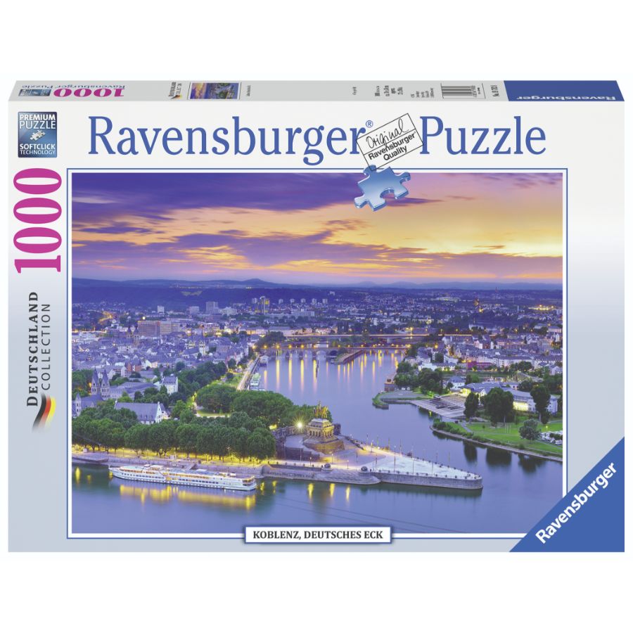 Ravensburger Puzzle 1000 Piece German Corner, Koblenz