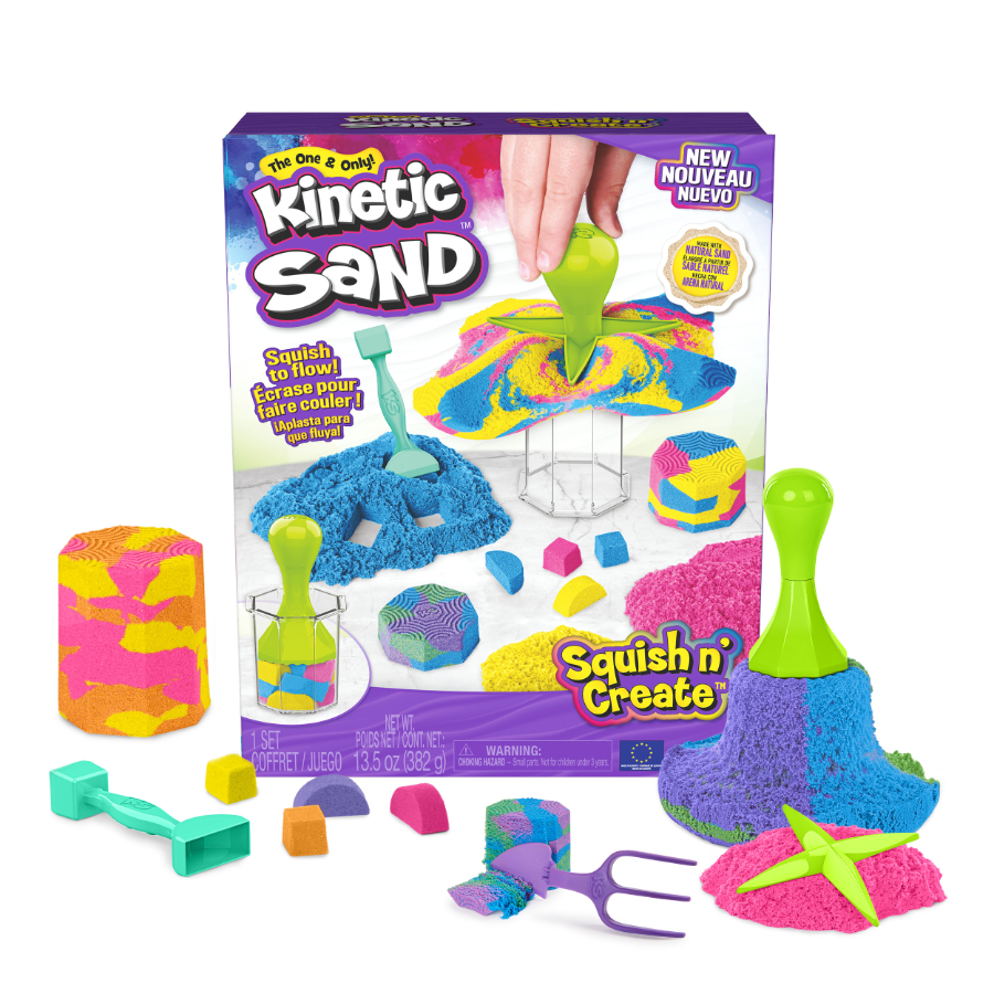 Kinetic Sand Squish N Create Playset