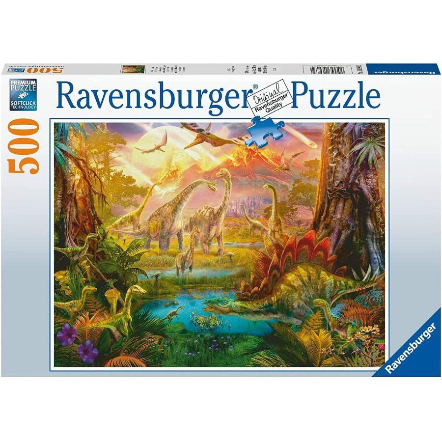 Ravensburger Puzzle 500 Piece Land Of The Dinosaurs
