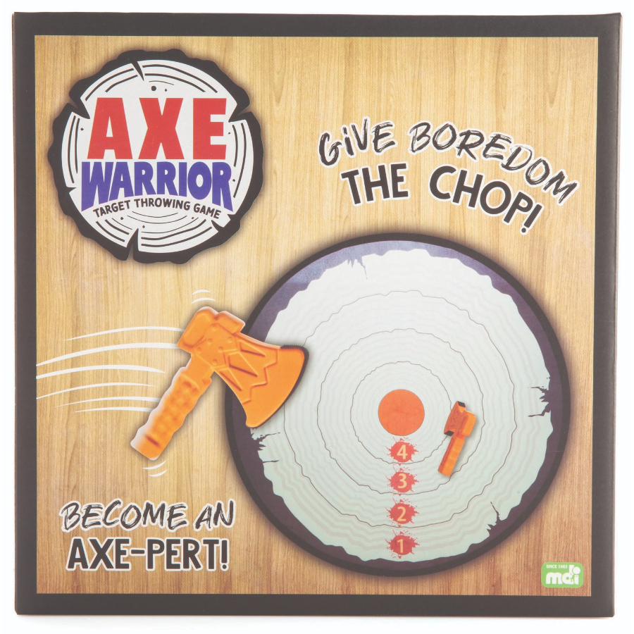 Axe Warrior Throwing Game With Target