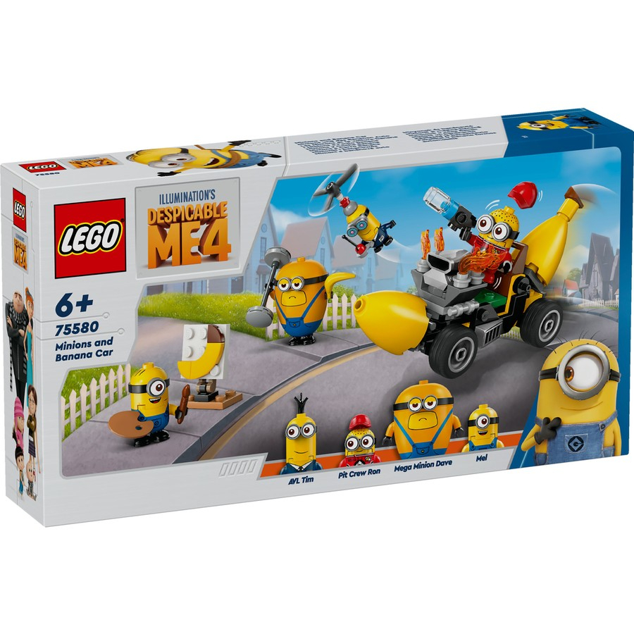 LEGO Despicable Me 4 Minions & Banana Car