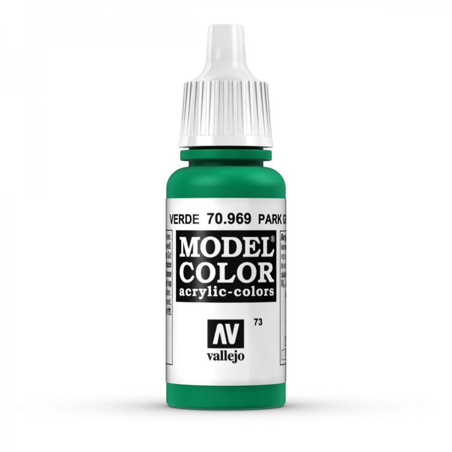 Vallejo Acrylic Paint Model Colour Park Green Flat 17ml