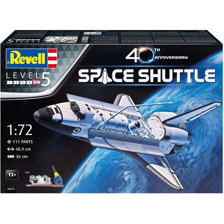 Revell Model Kit 1:72 Space Shuttle 40th Anniversary