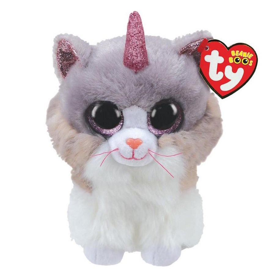 Beanie Boos Medium Plush Asher Cat With Horn