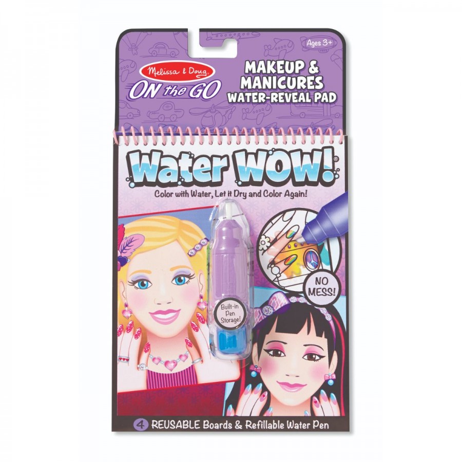 Melissa & Doug On The Go Water WOW Makeup & Manicures