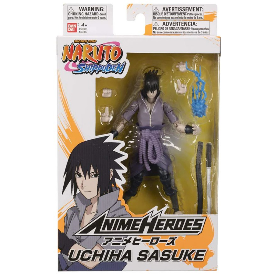 Anime Heroes Naruto Uchiha Sasuke Figurine 16.5cm