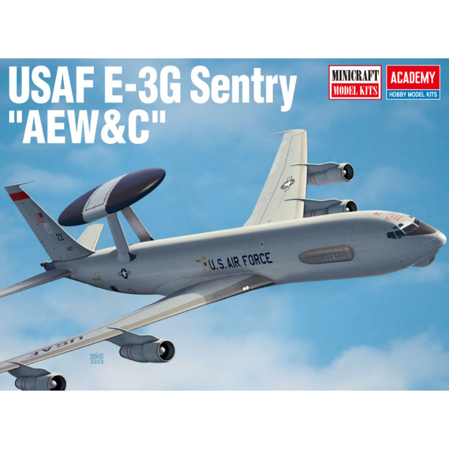 Academy Model Kit 1:144 USAF E-3G Sentry AEW&C