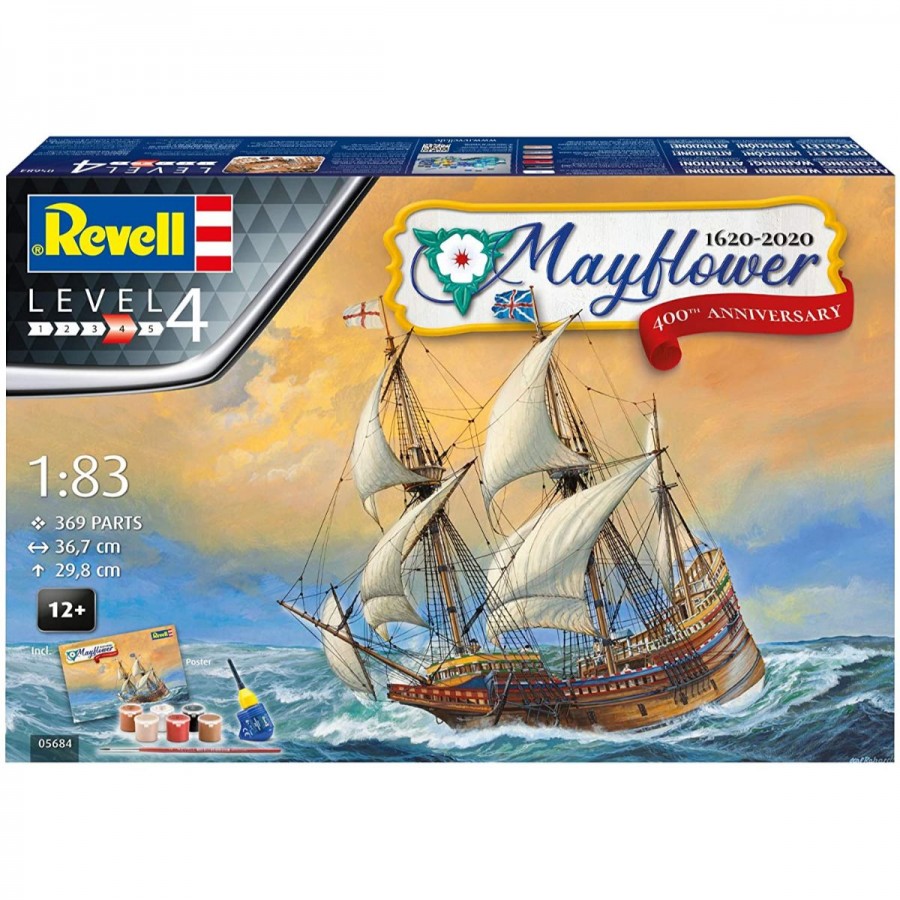 Revell Model Kit Gift Set 1:72 Mayflower 400th Anniversary
