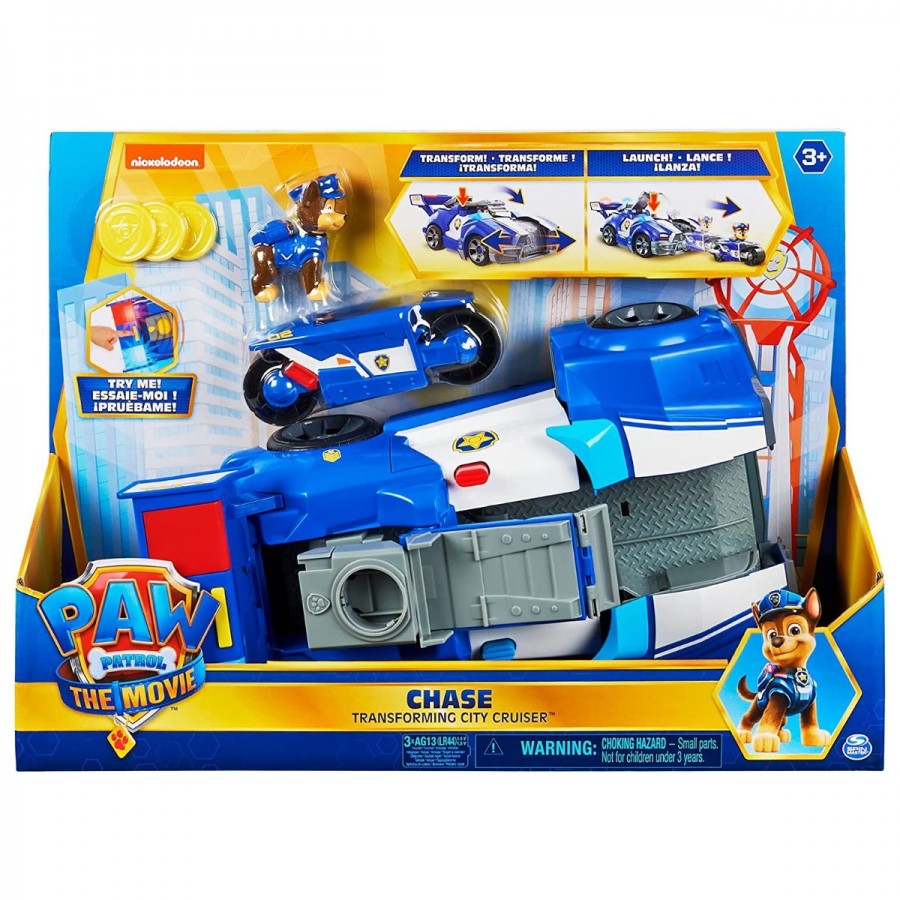 Paw Patrol Movie Chases Transforming Vehicle