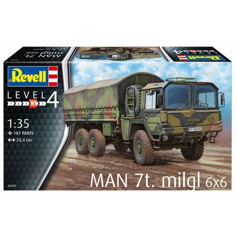 Revell Model Kit 1:35 Man 7T MILGL 6x6