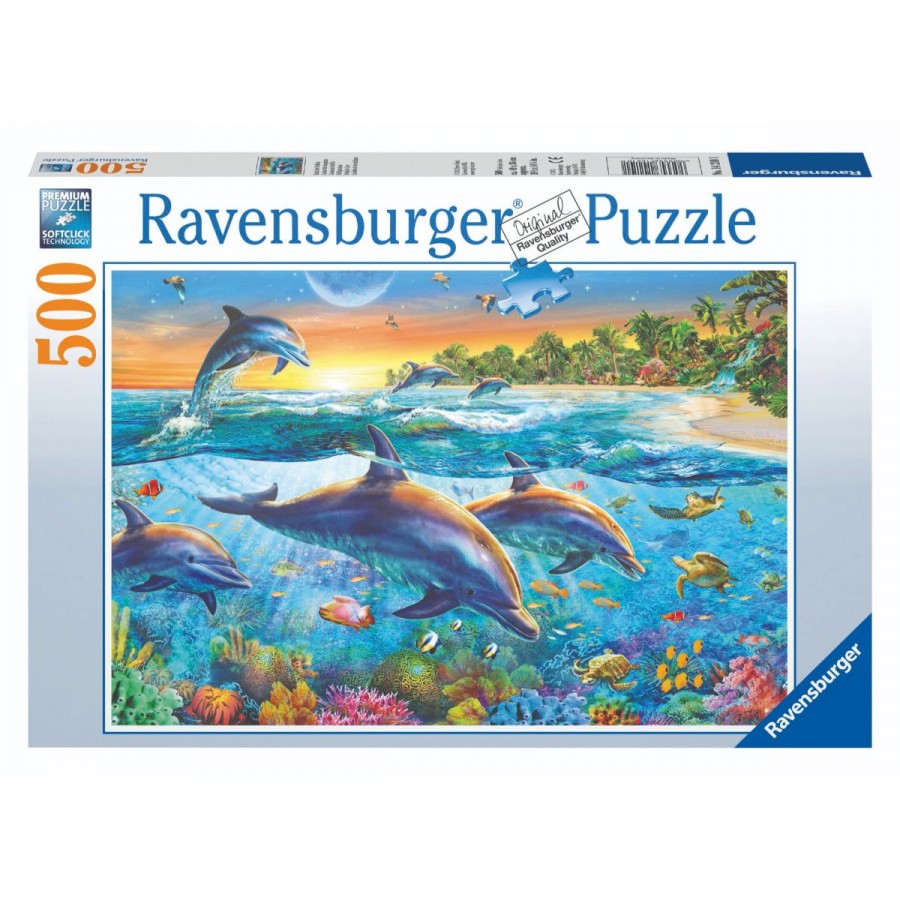 Ravensburger Puzzle 500 Piece Dolphin Cove