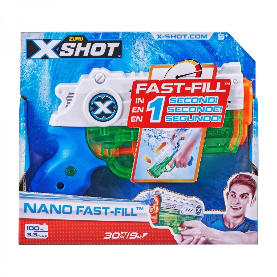 XSHOT Water Pistol Fast Fill Nano